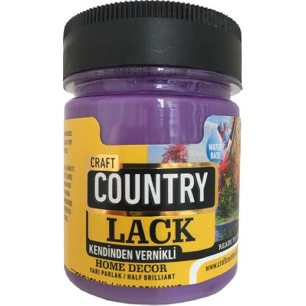 Craft Country Hobi Boyası Tam Parlak 4024 Mor 120 cc Akrilik Boya Fiyatı