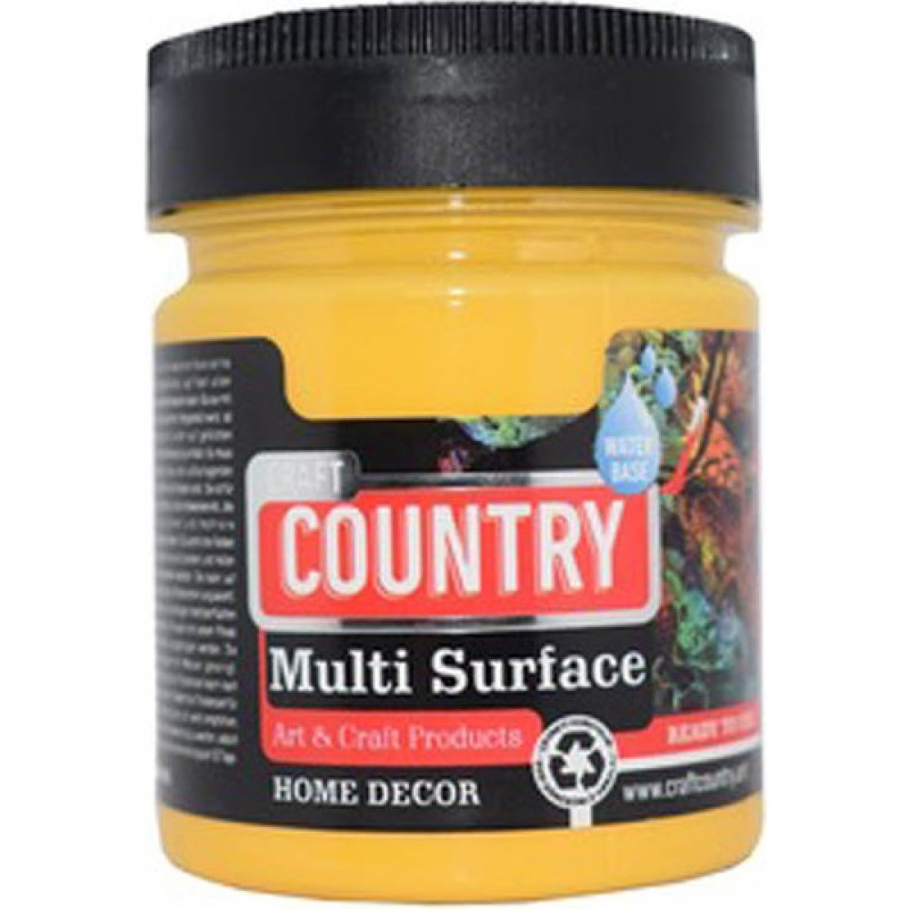 Craft Country Hobi Boyası Yarı Parlak 1016 Sarı 120 cc Akrilik Boya Fiyatı