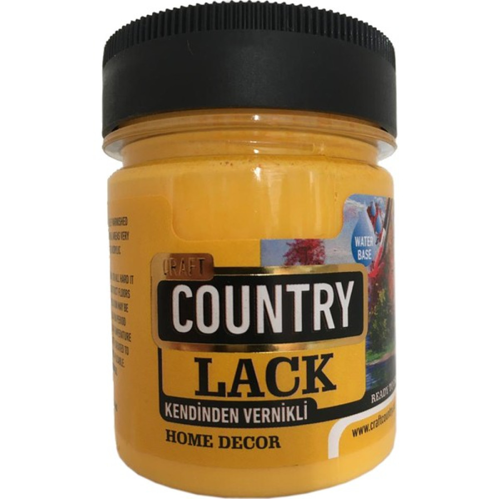 Craft Country Kedinden Vernikli Lack Hobi Boyası 120 cc 4009 Sarı Akrilik Boya Fiyatı