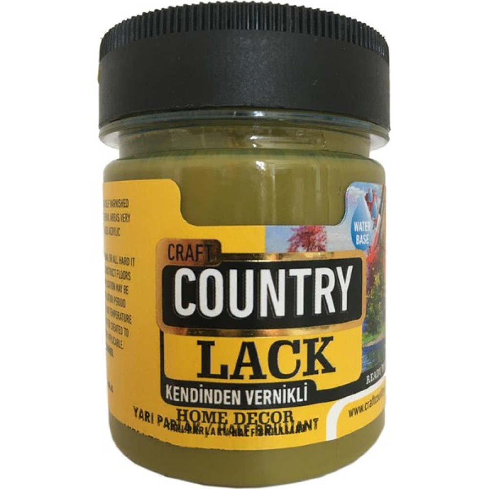 Craft Country Kedinden Vernikli Lack Hobi Boyası 120 cc 4041 Yağ Yeşili Akrilik Boya Fiyatı