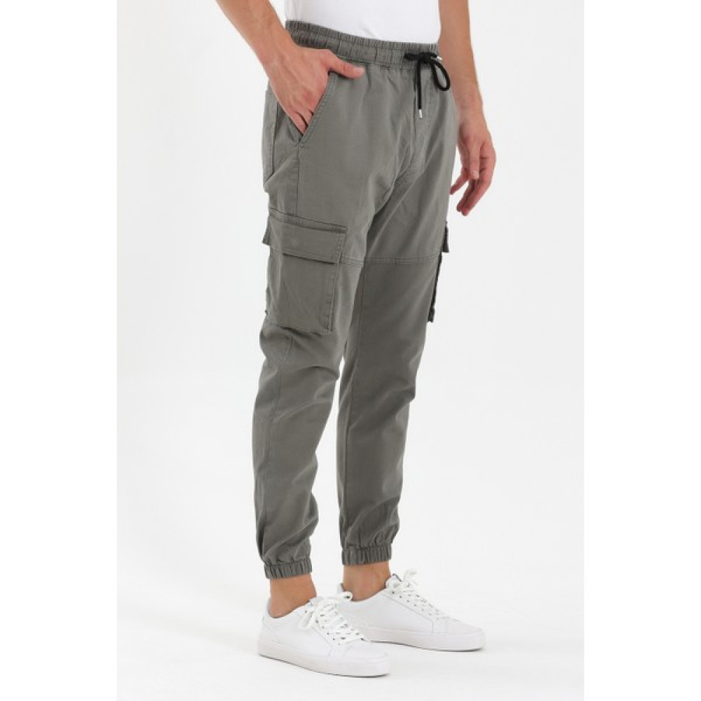 Craft Denim Erkek Kargo Cep Çağla Renk Lastik Paça Jogger Pantolon Erkek Pantolon Fiyatı