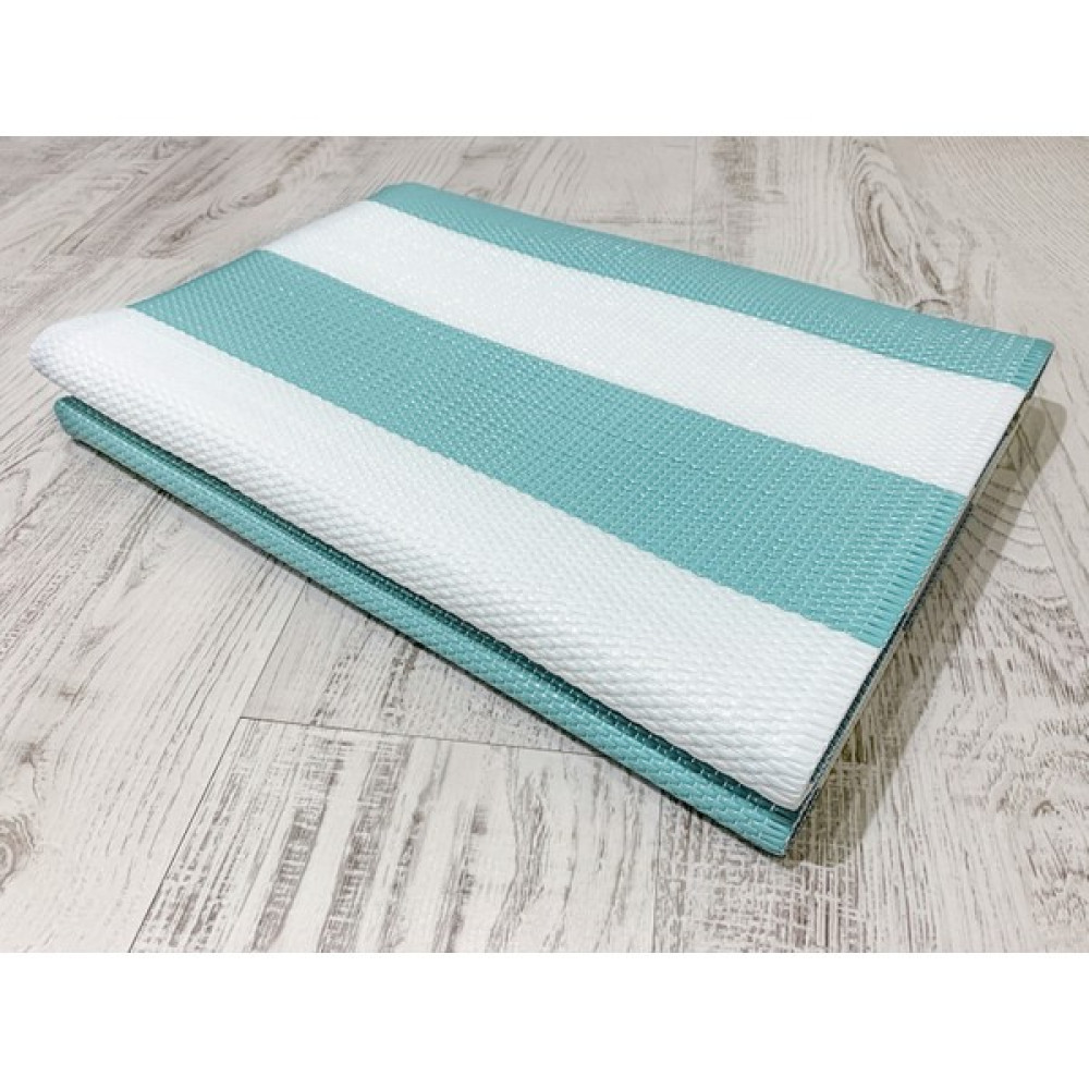 Craft Home Plastik Katlanabilir Hasır,Outdoor Mats,Piknik,Plaj Kilimi - 120 x 180 cm - Turkuaz Kilim Fiyatı
