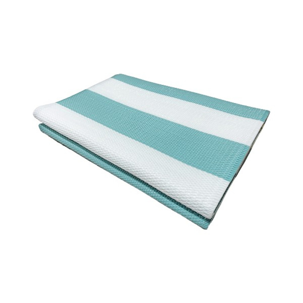 Craft Home Plastik Katlanabilir Hasır,Outdoor Mats,Piknik,Plaj Kilimi - 150 x 210 cm - Turkuaz Kilim Fiyatı