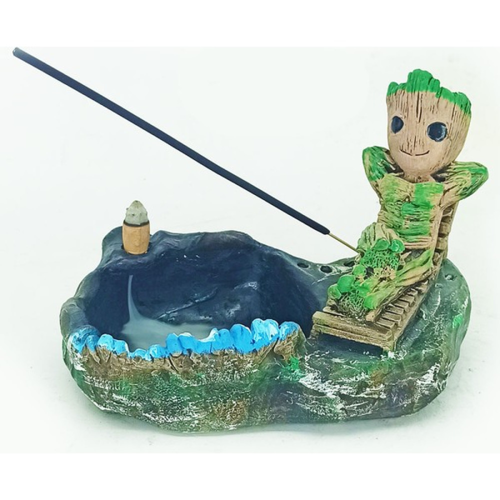 Craft Maket I Am Groot Geri Akış ve Çubuk Tütsülük Tasarım - 1 Adet Dekoratif Mum Fiyatı