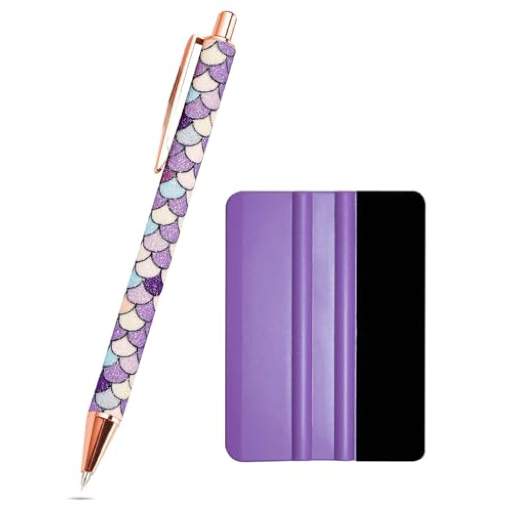 Craft Weeding Pen Tool Set, Essential Adhesive Vinyl Kits, Precision Pin Pen Tools for Cricut Air Silhouette Siser Oracal Accessories, Purple