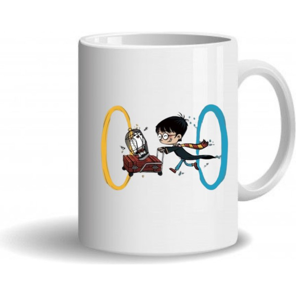 Craftcup Harry Potter Temalı Harry ve Hedwig Baskılı Hediyelik Kupa Bardak - Beyaz Fincan / Bardak / Kahve Takımı Fiyatı
