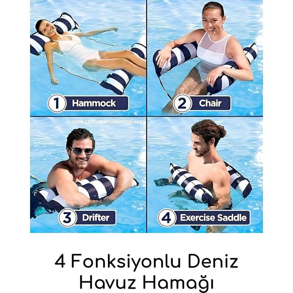 Craftivio Fileli Premium Deniz Havuz Hamağı 4 Fonksiyonlu Havuz Deniz Yatağı 130X70 cm SSD / Solid State Drive Fiyatı