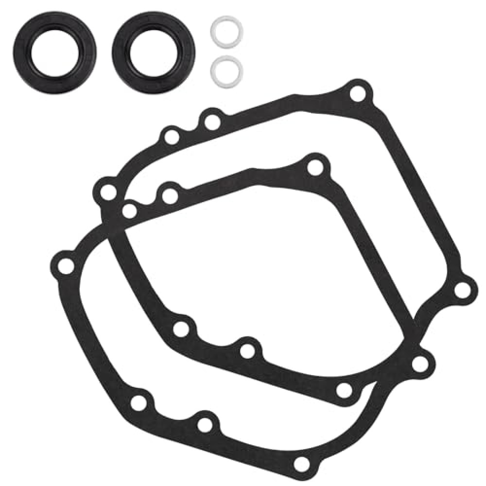 Crank Case Side Cover Gasket Oil Seal Kit, Engine Valve Cover Parts Compatible with Coleman Mini Bike CT200u and Predator 212 and Baja 196cc 200cc 224cc and Tillotson and GX160 GX200