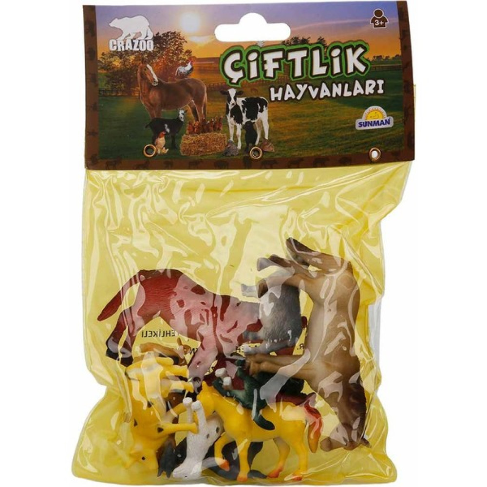Crazoo Çiftlik Hayvanları Poşetli Hayvan Oyun Seti - At - 131 Oto Boyaları Fiyatı