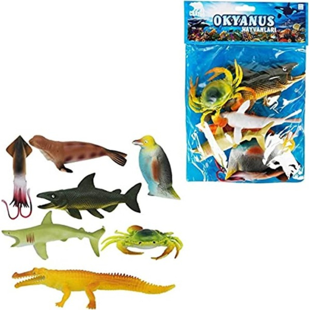 Crazoo Sun-Rst-Crz-Figür Okyanus Hayvanlari Byk.poşet 7li - Bej Bebek Oyuncakları Fiyatı