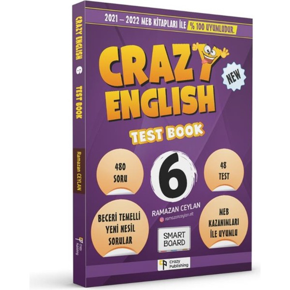 Crazy Publıshıng 6.sınıf Crazy Englısh Test Book Kaynak Kitapları Fiyatı