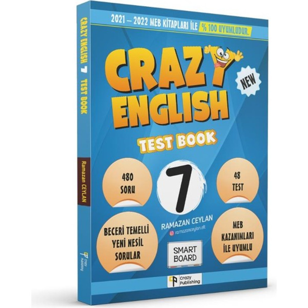 Crazy Publıshıng 7.sınıf Crazy Englısh Test Book Kaynak Kitapları Fiyatı