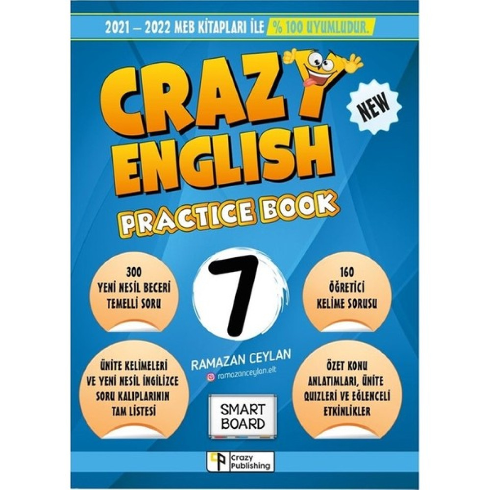 Crazy Publishing Crazy Publıshıng 7.sınıf Crazy Englısh Practıce Book 2021 Kaynak Kitapları Fiyatı