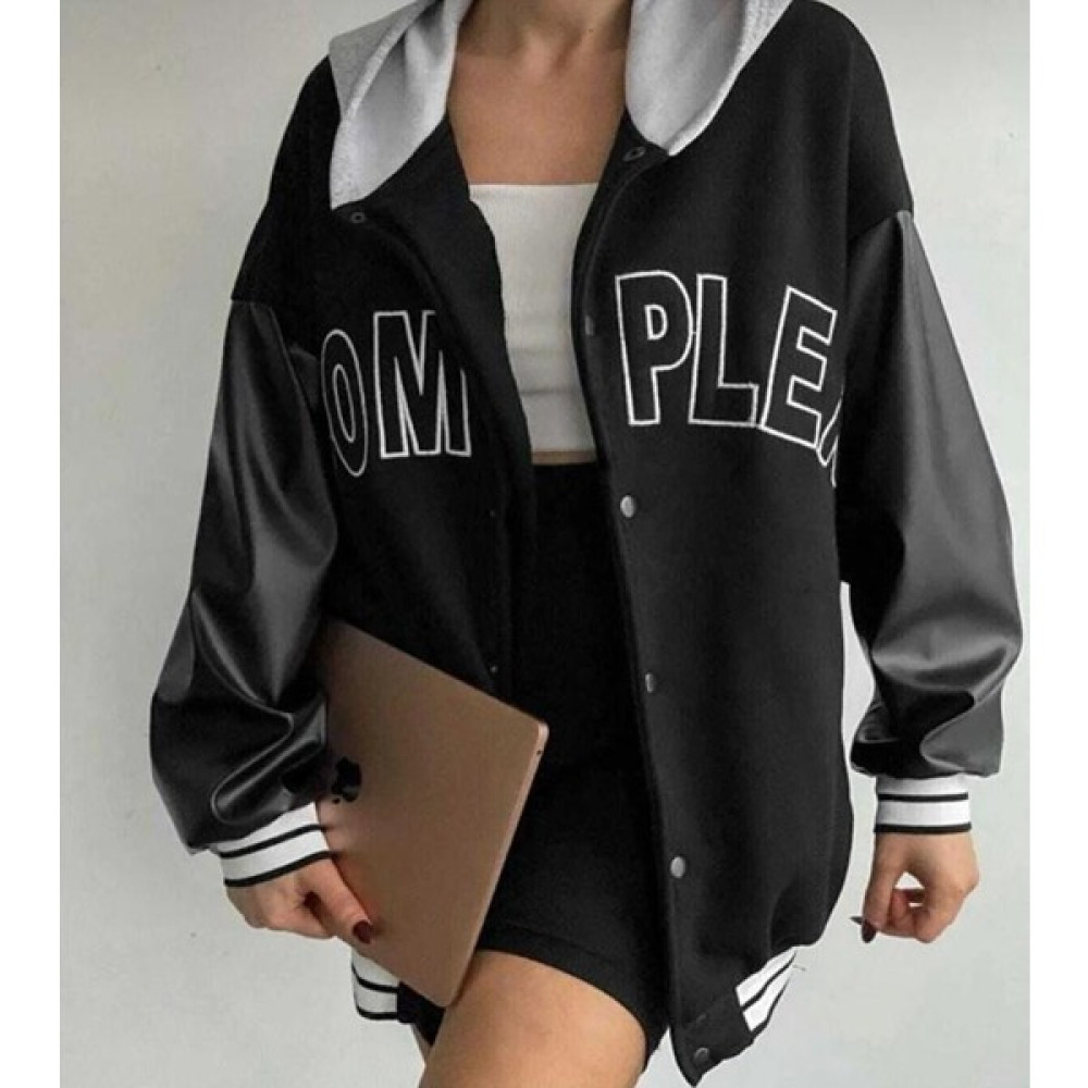 Crazy Wish Unisex Complex Oversize Kolej Ceket Bayan Ceket Fiyatı