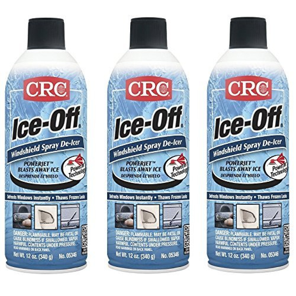 ‎CRC Ice-Off Windshield Spray De-Icer - 12 Wt Oz. (Set of 3)