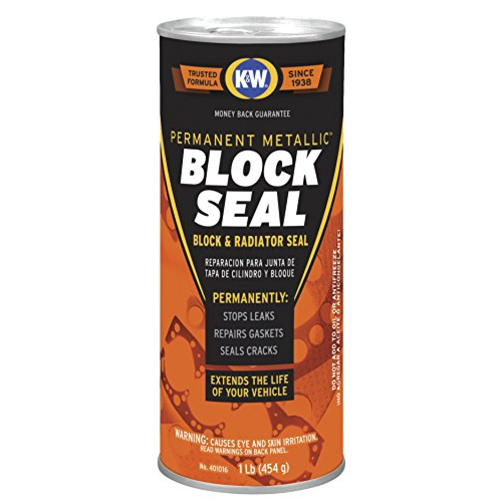 CRC K&W 401016 Block Seal Permanent Metallic™ Block & Radiator Seal - 16 Oz