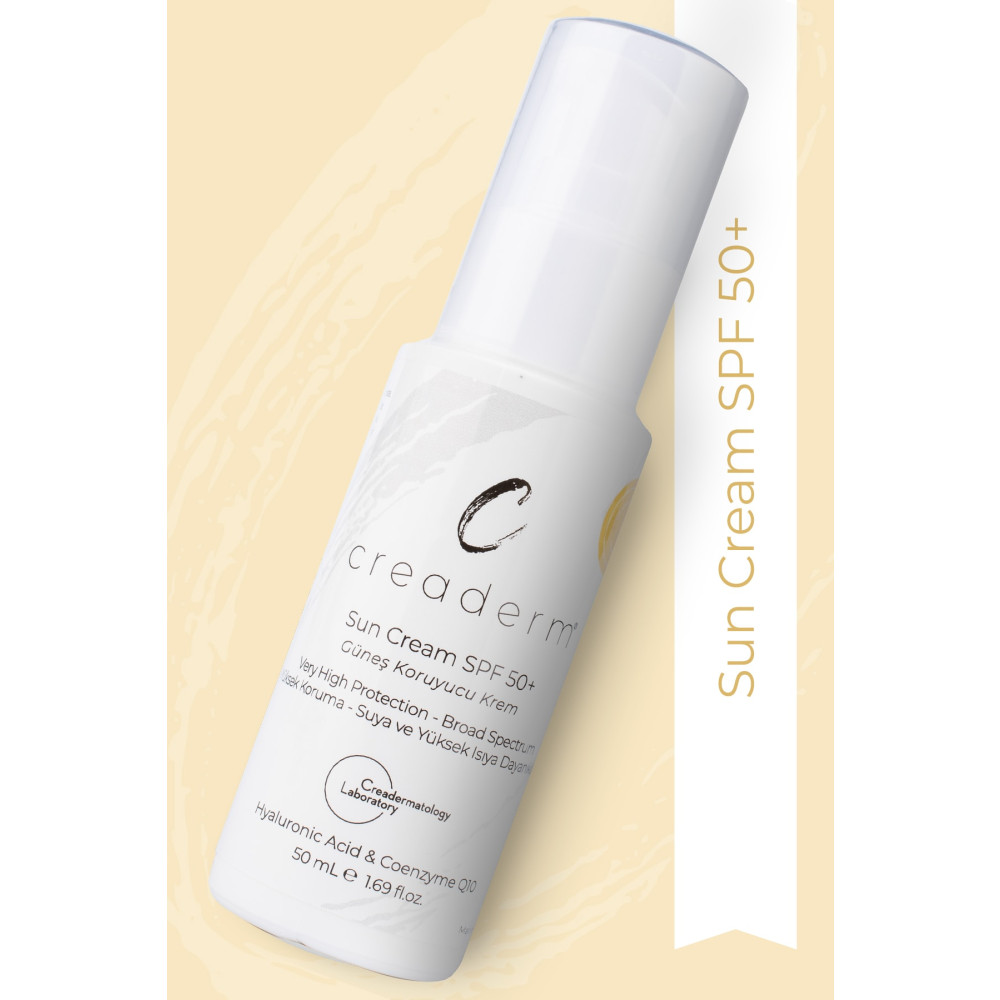 CREADERM Güneş Koruyucu Kremspf 50+ (hyaluronicacid&coenzyme Q10) Güneş Kremleri ve Losyonları Fiyatı