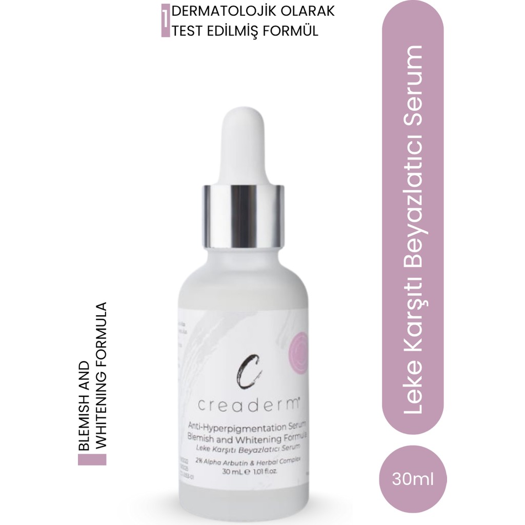 Creaderm Leke Karşıtı Beyazlatıcı Serum (2% Alpha Arbutin&herbalcomplex) Cilt ve Yüz Bakımı Fiyatı