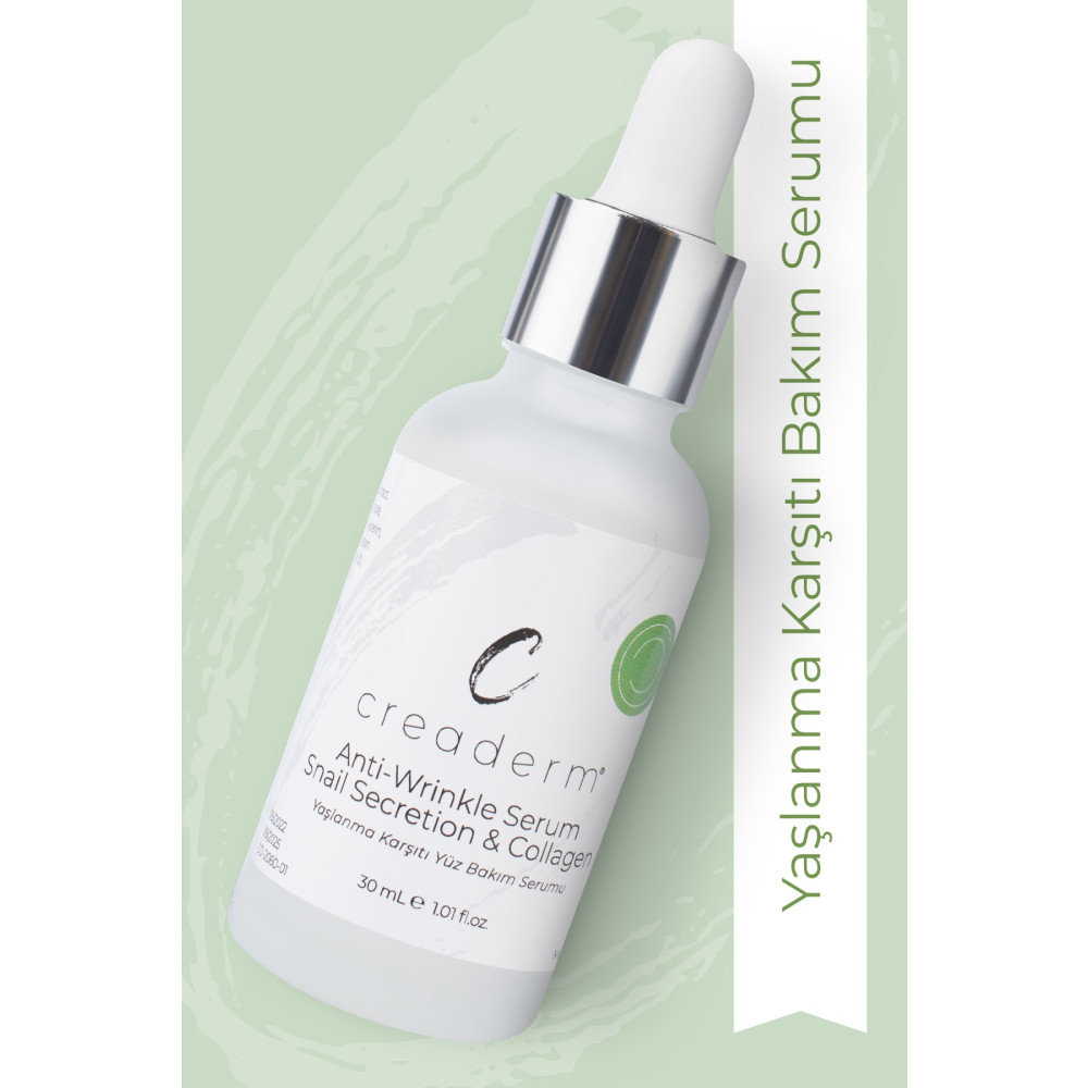 CREADERM Yaşlanma Karşıtı Yüz Bakım Serumu Anti-wrinkle Serum Snailsecretion&collagen) Cilt ve Yüz Bakımı Fiyatı