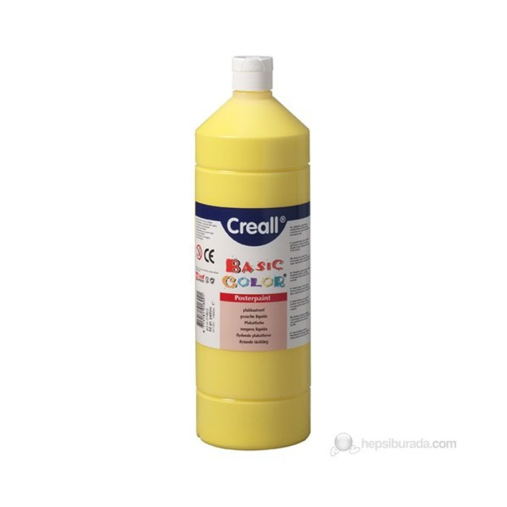Creal Basic 1000ml 02 Pastel Sarı Afiş Boyası Kumaş Boyası Fiyatı