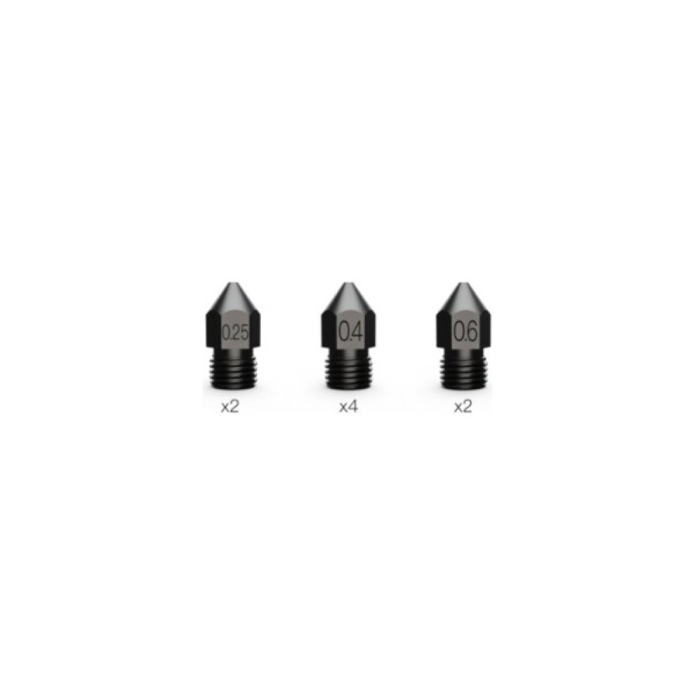 Creality 3D Sertleştirilmiş Çelik High-End Nozzle (8 Adet) - Siyah Yazıcılar Fiyatı