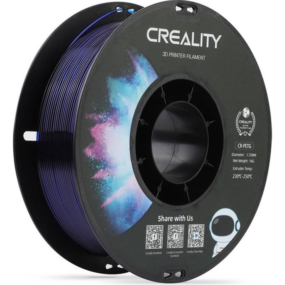 Creality Cr-Petg Transparan Mavi Filament 1.75MM 1kg - 1 adet Oto Boyaları Fiyatı