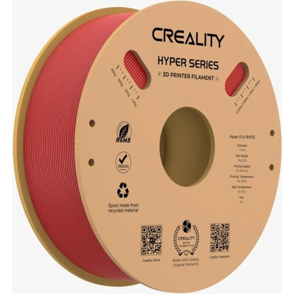 Creality Creality Hyper Pla Filament Kırmızı 1.75MM 1kg Standart Filament Fiyatı