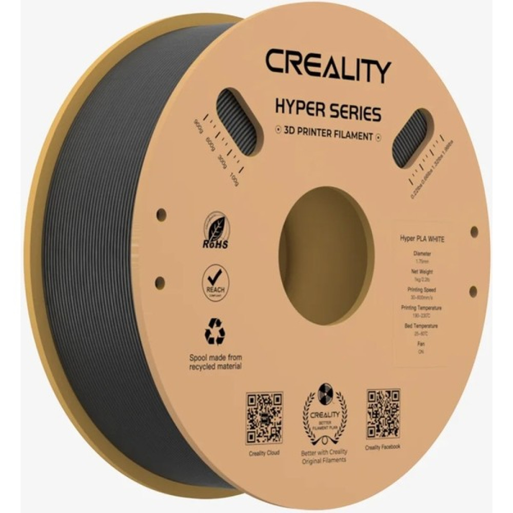 Creality Creality Hyper Pla Filament Siyah 1.75MM 1kg Standart Filament Fiyatı