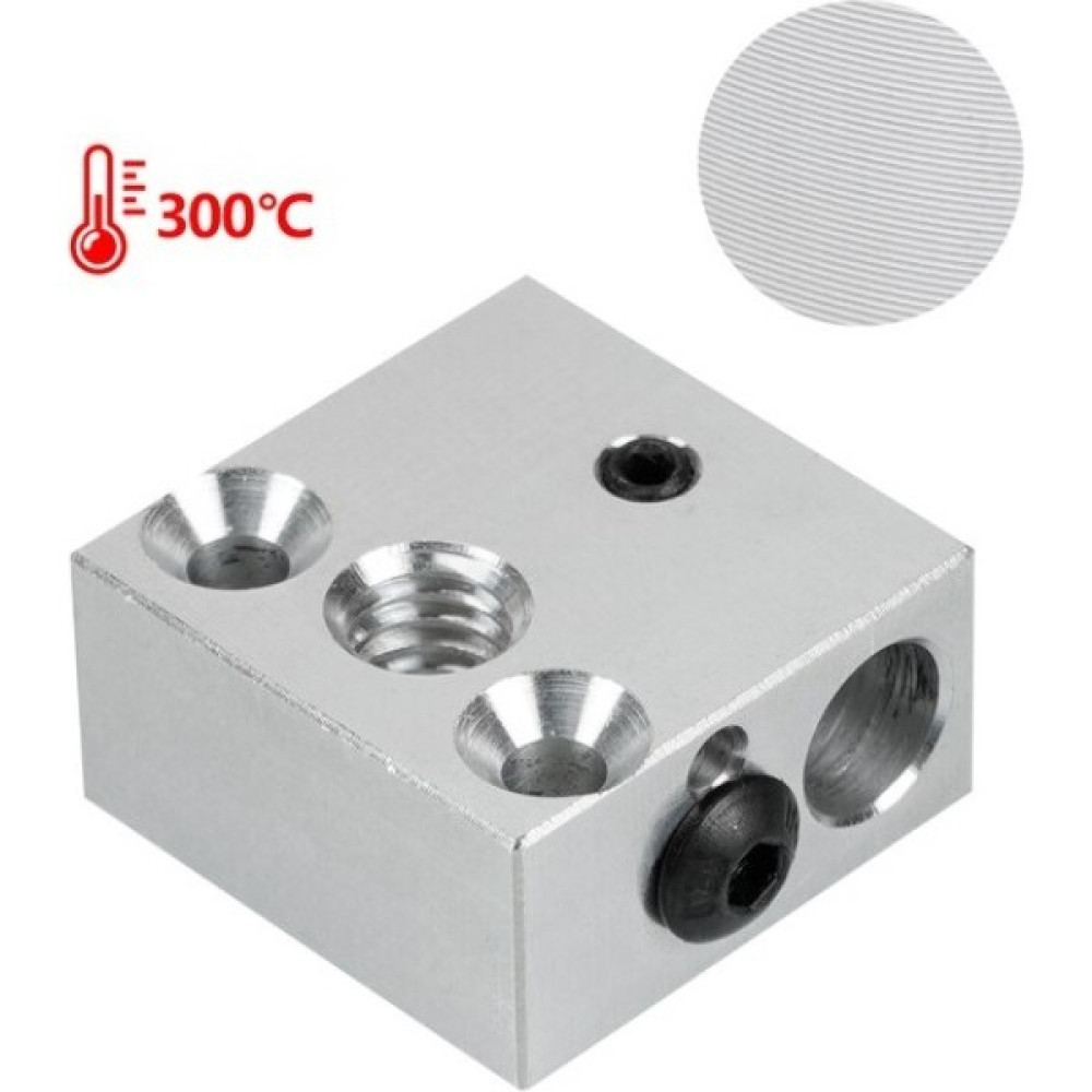 Creality MK8-CR10 Isıtıcı Blok - 20X20X10MM - Ender 3 V2 Uyumlu - 300°C Bilgisayar Yedek Parça Fiyatı