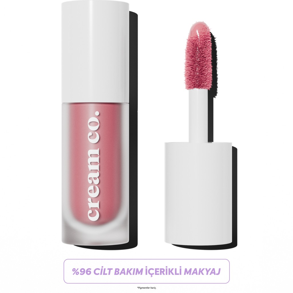 Cream Co. Allık Ruj Göz Farı Glow Tint Dusty Rose Nemlendirici Makyaj | 507 Gülkurusu | Hyaluronik Asit Peptit Rujlar & Dudak Parlatıcıları Fiyatı