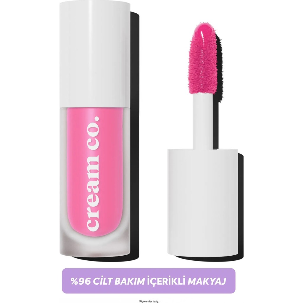 Cream Co. Allık Ruj Göz Farı Glow Tint Radiant Pink | Nemlendirici Makyaj | 505 Pembe | Hyaluronik Asit Peptit Rujlar & Dudak Parlatıcıları Fiyatı