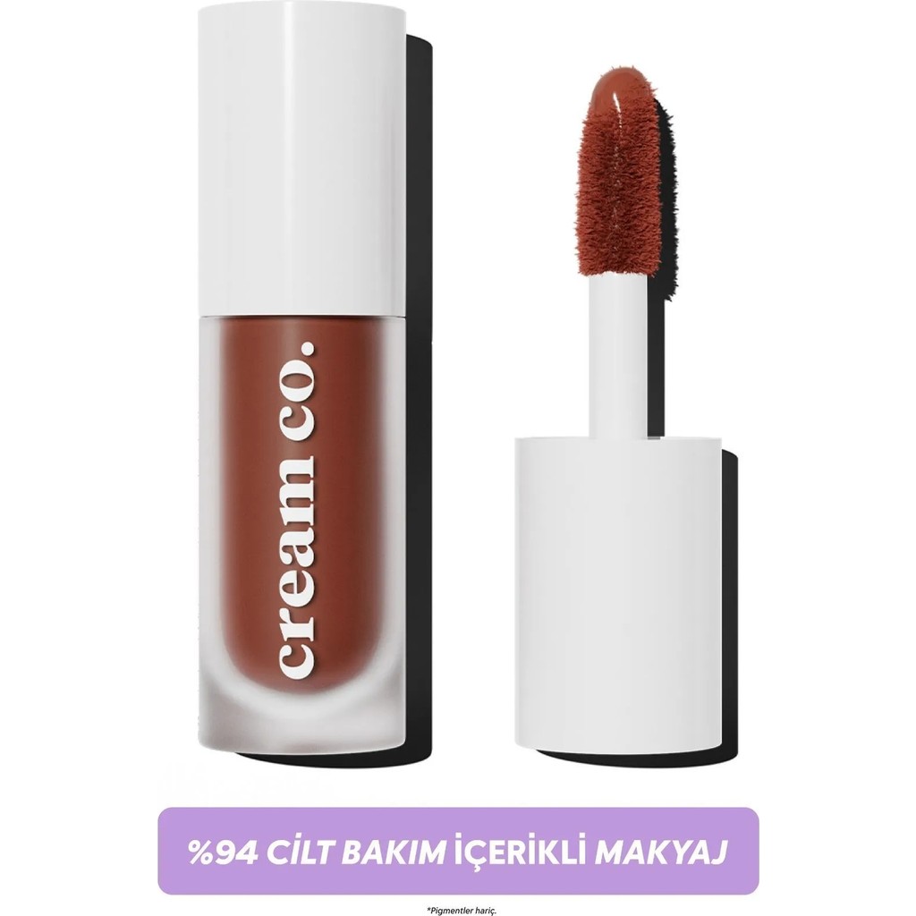 Cream Co. Allık Ruj Göz Farı Glow Tint Warm Terracotta Nemlendirici Makyaj | Kahverengi Hyaluronik Asit Peptit Rujlar & Dudak Parlatıcıları Fiyatı