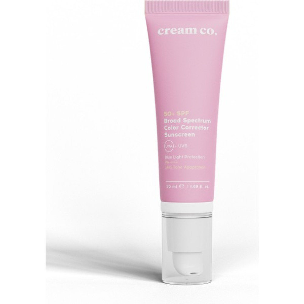 Cream Co. Leke Karşıtı Cilt Tonuna Uyum Sağlayan Işıltılı Bitişli Hafif 50+ Spf Güneş Koruyucu cc K Güneş Kremleri ve Losyonları Fiyatı