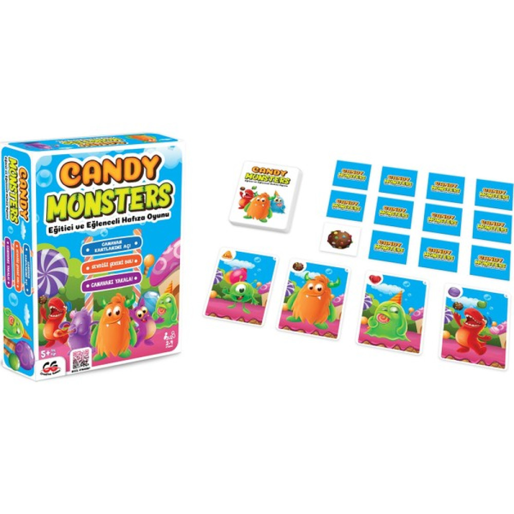 Creati Games Candy Monsters Eğitici Eğlenceli Hafıza Oyunu Çocuk Oyuncağı Fiyatı
