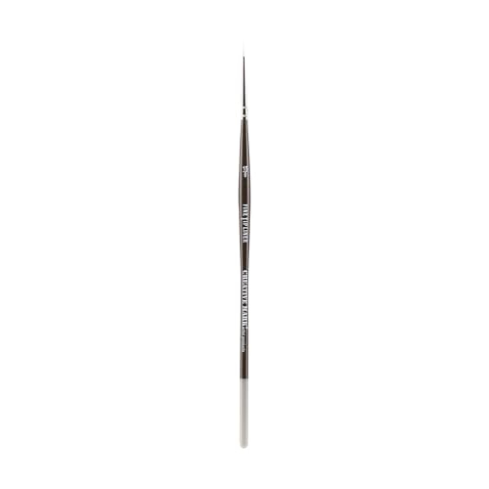 Creative Mark Fine Tip Liner Paint Brush Ultra Fine Detail Soft Hair Paint Brush for Watercolor, Gouache, Inks, Acrylic, Oils, Technical Artists, and Illustrators - [Size 15x0]