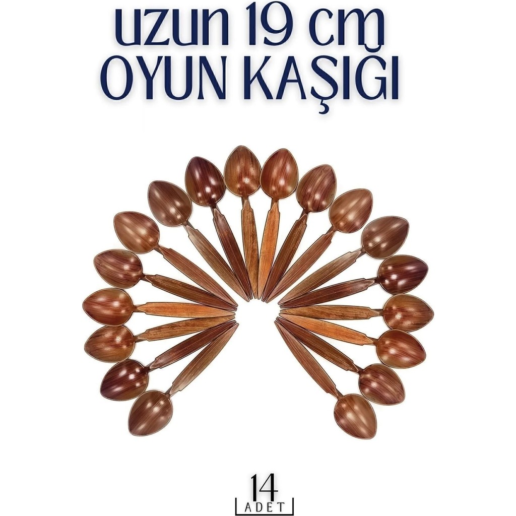 Creatividad Solutions Uzun Oyun Kaşığı Halk Oyunu Kaşığı - Kına Kaşığı Uzun Saplı Zeybek Oyun Kaşığı 14 Adet 718722 Diğer Fiyatı