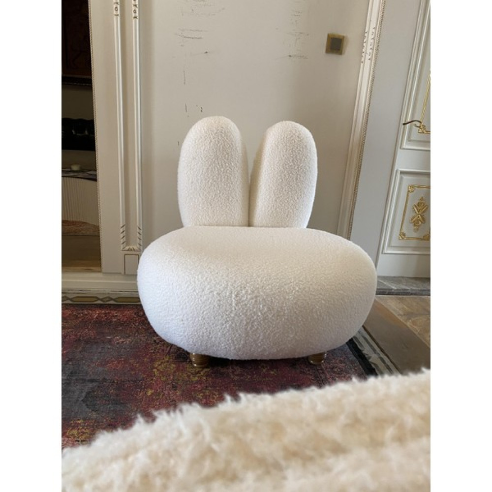 Creatizm Home Bunny Tekli Koltuk - Beyaz Tekli Koltuk & Berjer Fiyatı