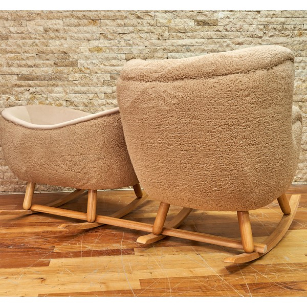 Creatizm Home Daisy Mom&baby Anne Bebek Salıncak, Emzirme,beşik - 170X105 - Krem - Kahverengi Beşik Fiyatı