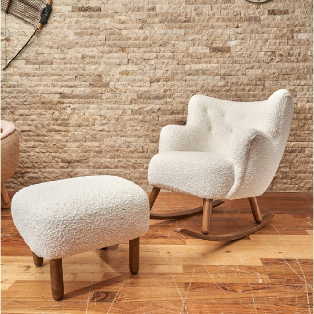 Creatizm Home Daisy Salıncak Koltuk ve Puf Takım, Emzirme Koltuğuu, Anne Koltuğu Bebek-Çocuk Odası Fiyatı