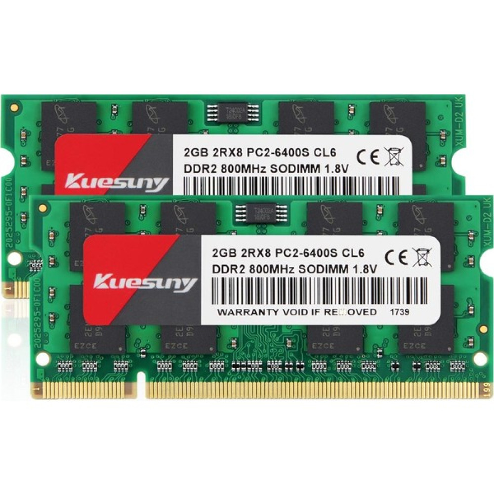 Creator 4gb Kit (2gbx2) Ddr2 800 PC2-6400S Ram Ddr2 1.8V Cl6 200 Pin (Yurt Dışından) RAM Bellekler Fiyatı