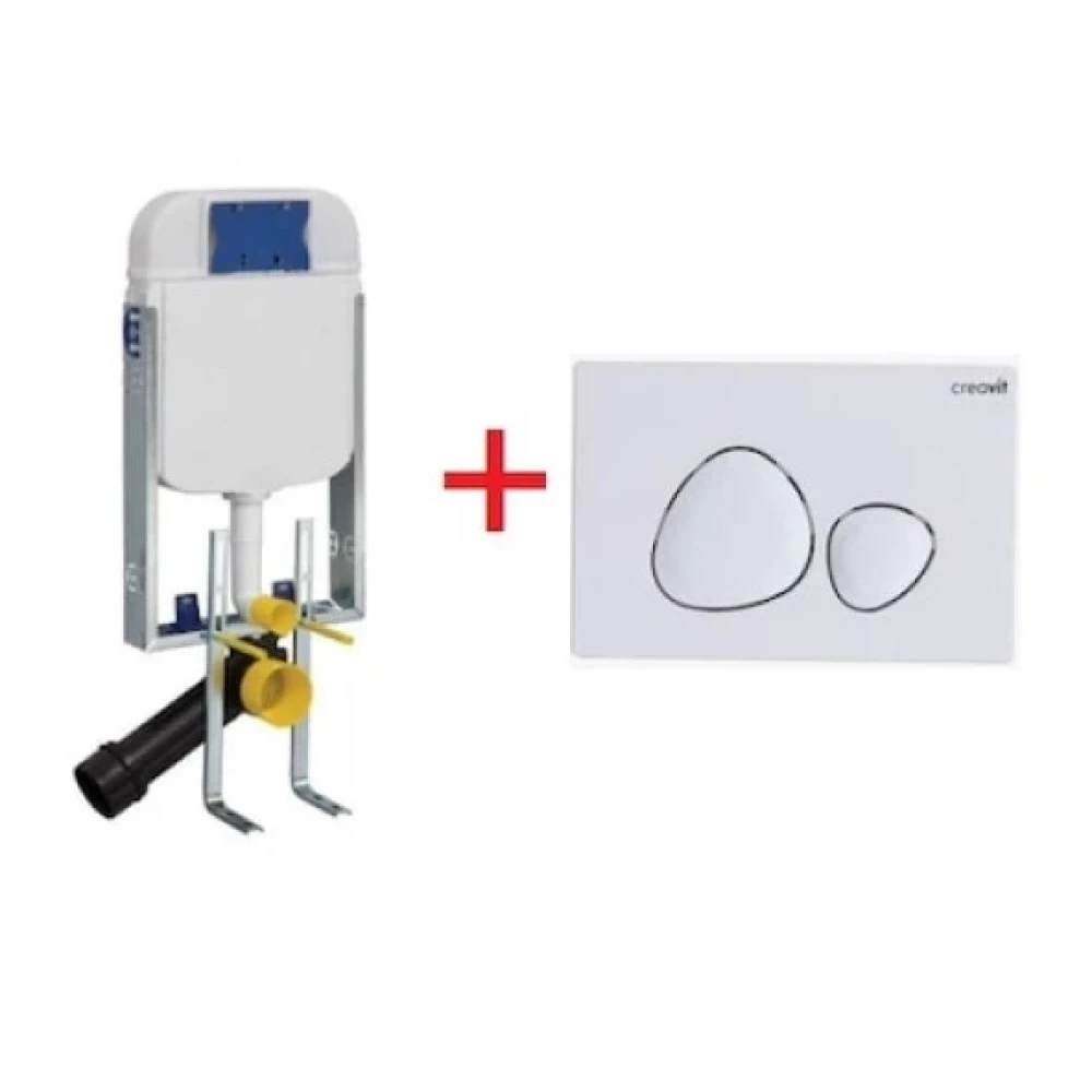 Creavit 2Lı Set Gomme Rezervuar Seti 8 Cm Gr5001+Gp7002.3 Klozet Fiyatı