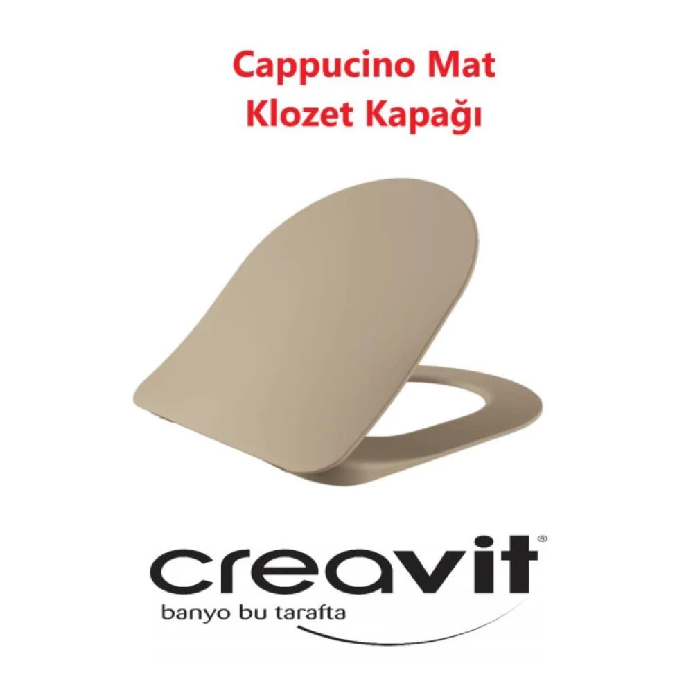 Creavit Kc0903 Duck Duroplast Amortisorlu Cappucino Mat Klozet Kapagi Kc0903.01.0800e Klozet Fiyatı