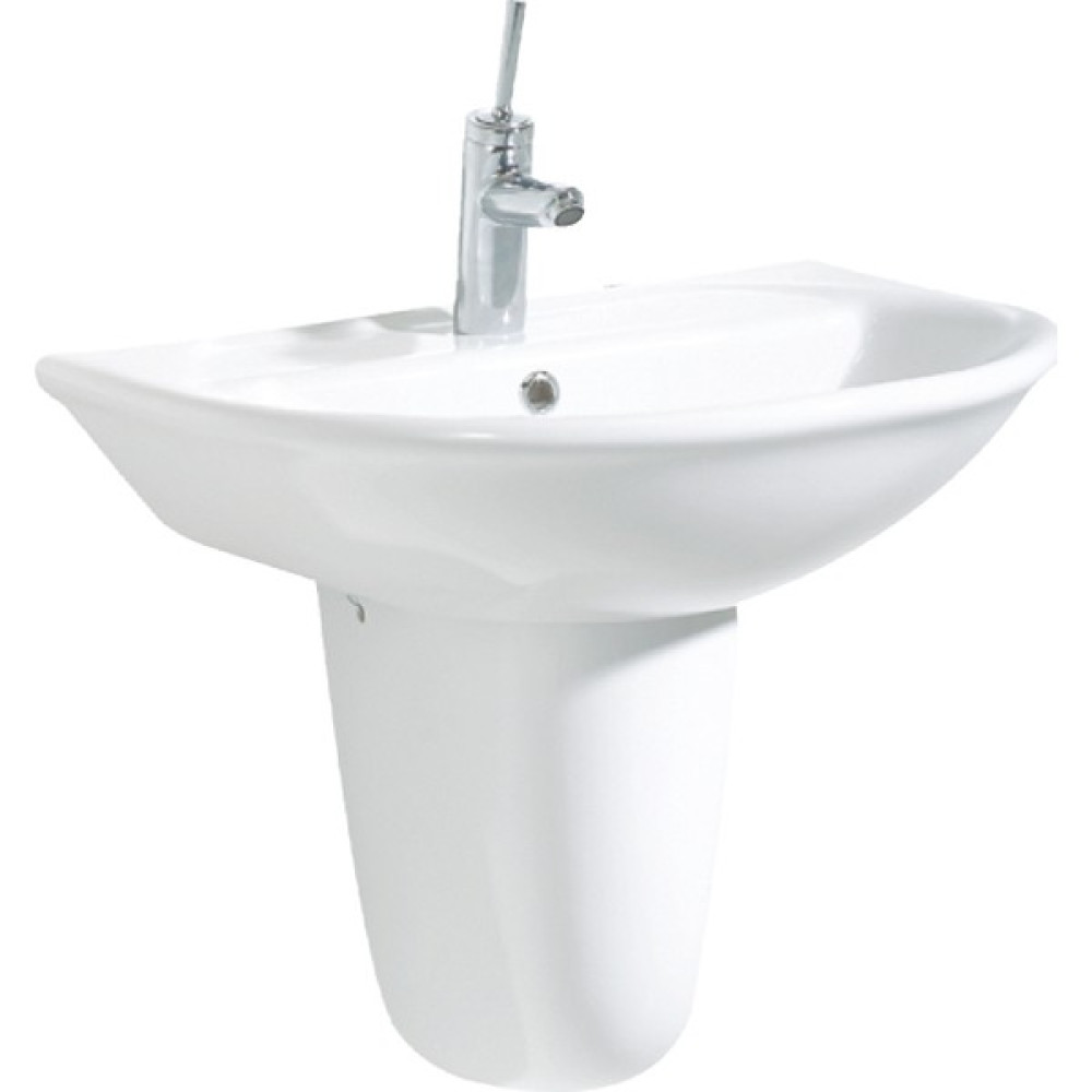 Creavit SL060 Selin Yarım Ayaklı Lavabo 50*60 cm Lavabo Fiyatı