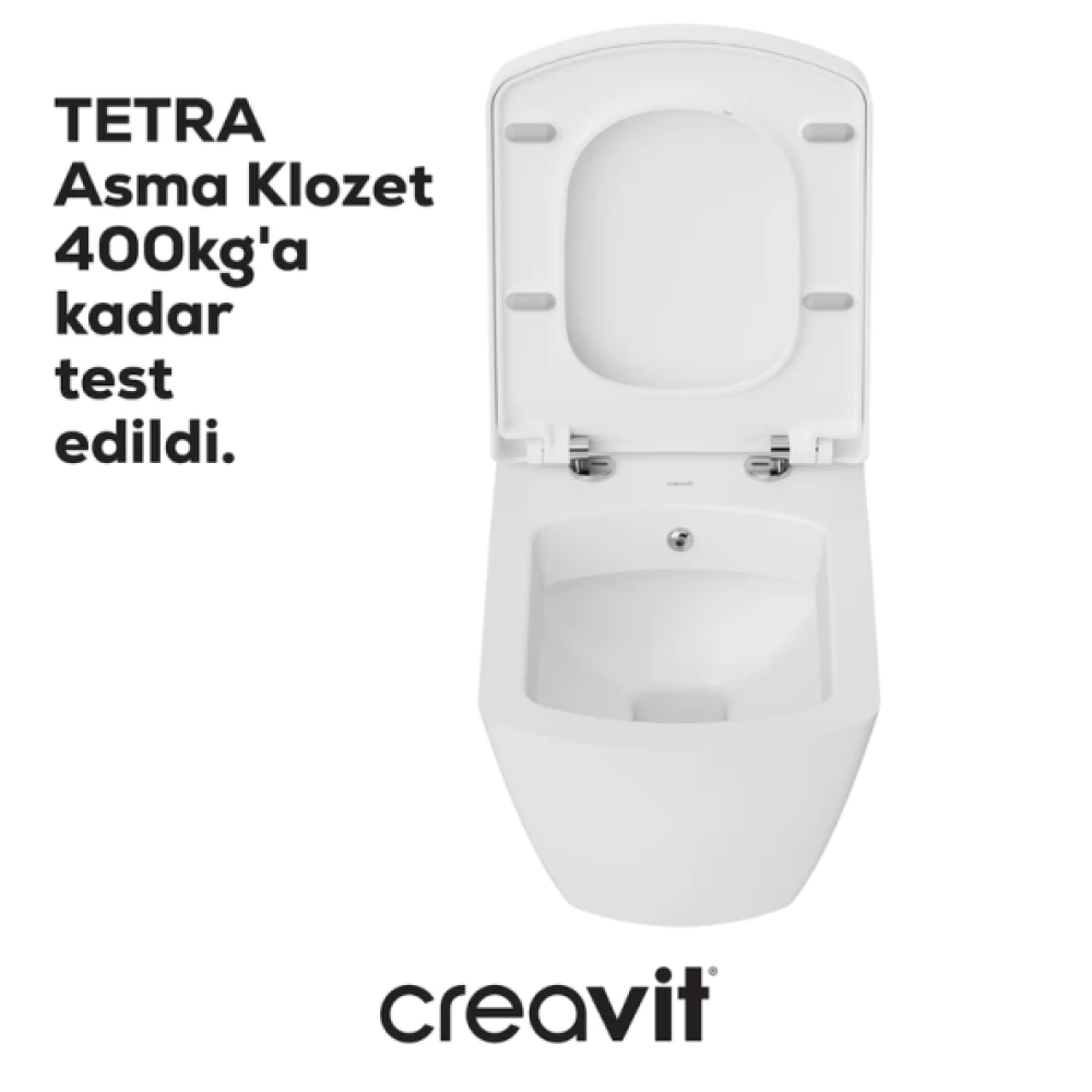 Creavit Tetra Kanalli Asma Klozet Ve Yavas Kapak Klozet Fiyatı
