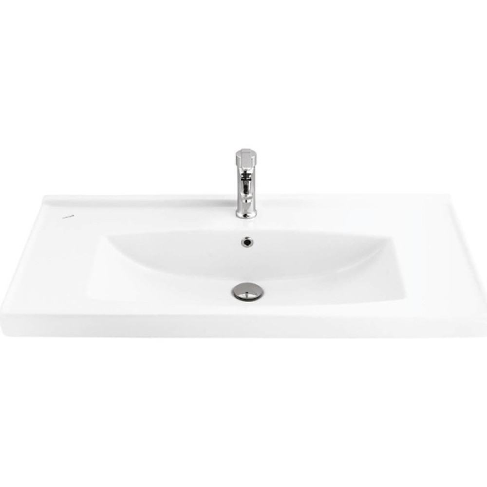 Creavit TF200 Sera Etajerli Dolap Uyumlu Lavabo 49X100 cm - Renk - Beyaz Lavabo Fiyatı