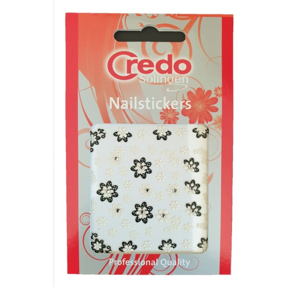 Credo Solingen Nail Sticker 3D Tırnak Sticker Süsü Black-White Tırnak Bakımı Fiyatı