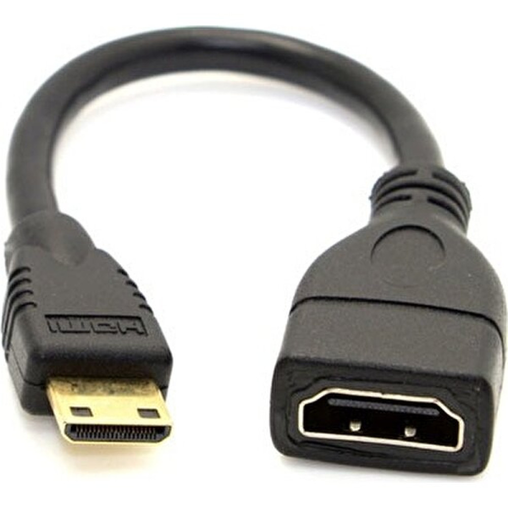 CRESCENT HDMI Uzatma Kablosu 30 cm Dişi Erkek - Siyah - 0.3 m Görüntü Kablosu Fiyatı