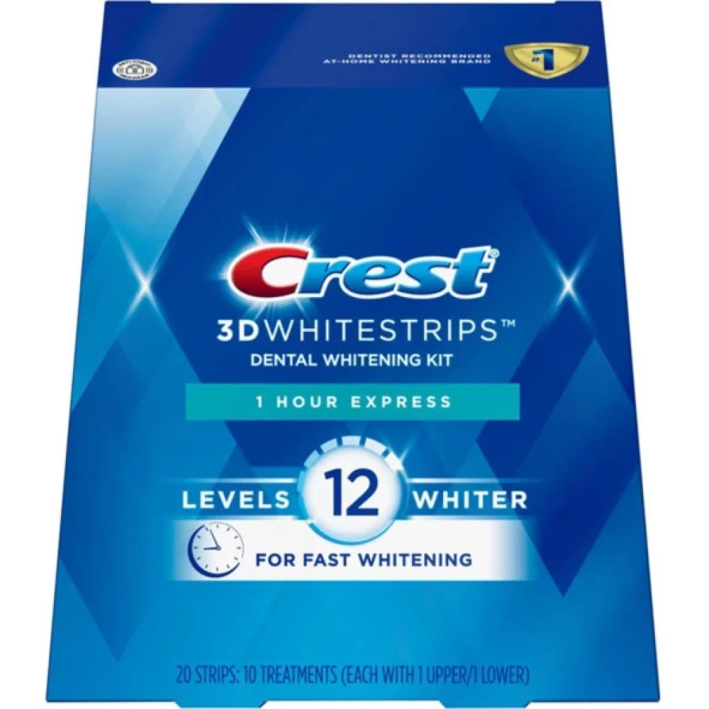Crest 3D White 1 Hour Express 20 Whitestrips 10 Günlük Diş Beyazlatıcılar Fiyatı