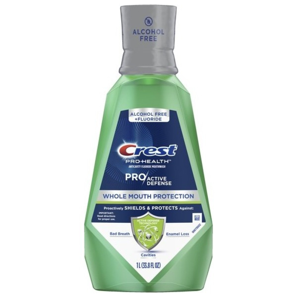 Crest Pro Health Aktif Savunma Florür Kalkanları Ağız Yıkama Gargara (33.8oz .) 1lt Ağız Gargara ve Spreyi Fiyatı