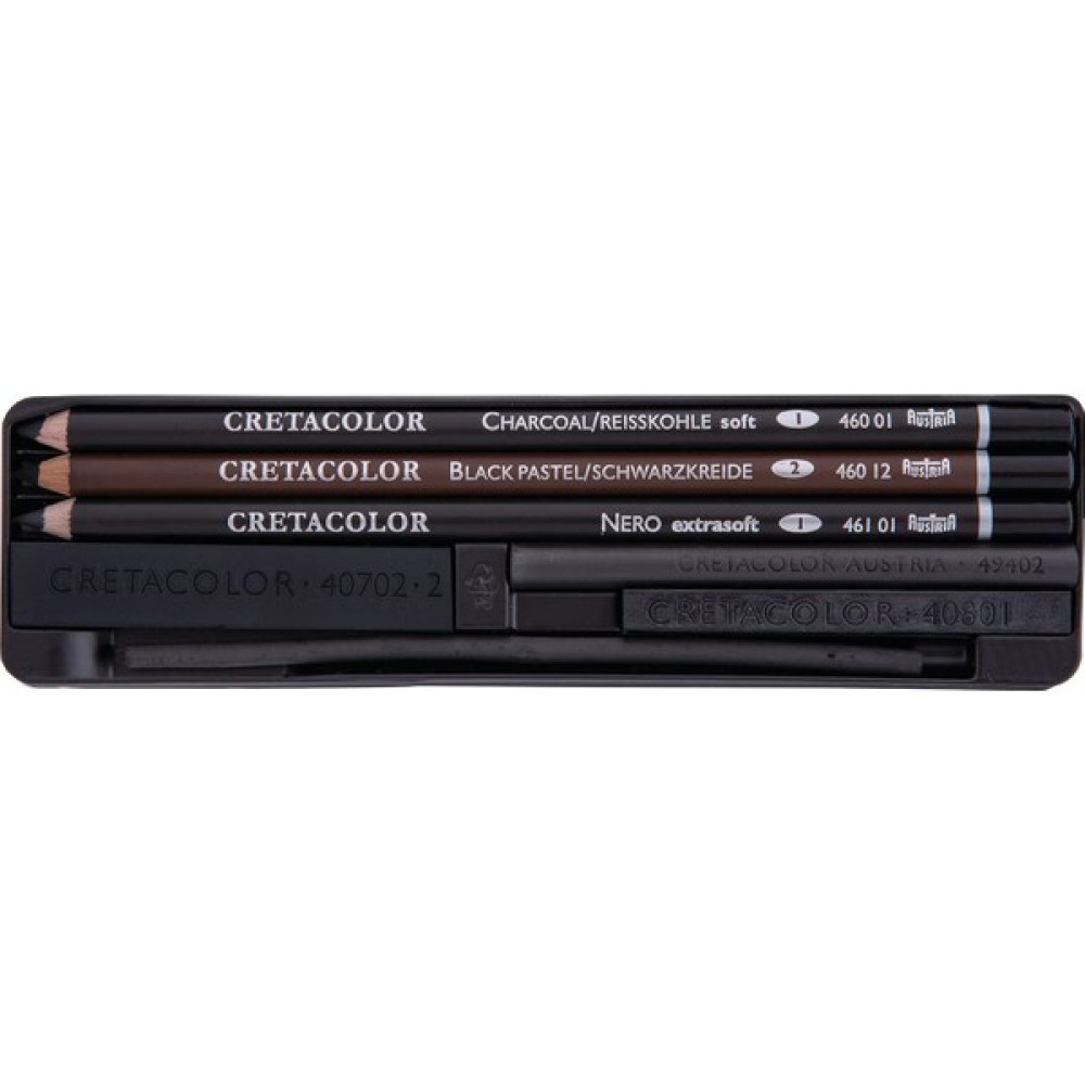 Cretacolor Charcoal Pocket Set Karakalem Eskiz Çizim Seti Metal Kutu 8 Parça Sanatsal Malzemeler Fiyatı